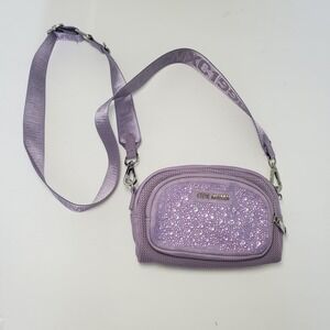 Steve Madden Crossbody Bag Lavender Purple‎ Rhinestone Embellished Purse
